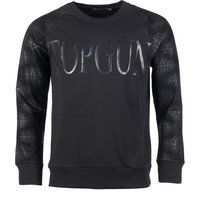 Top Gun Sweatshirt mit Strukturärmeln