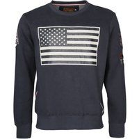 Sweater mit amerikanischer Flagge
