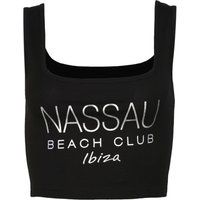 Nassau Beach Club Grafik Crop Top