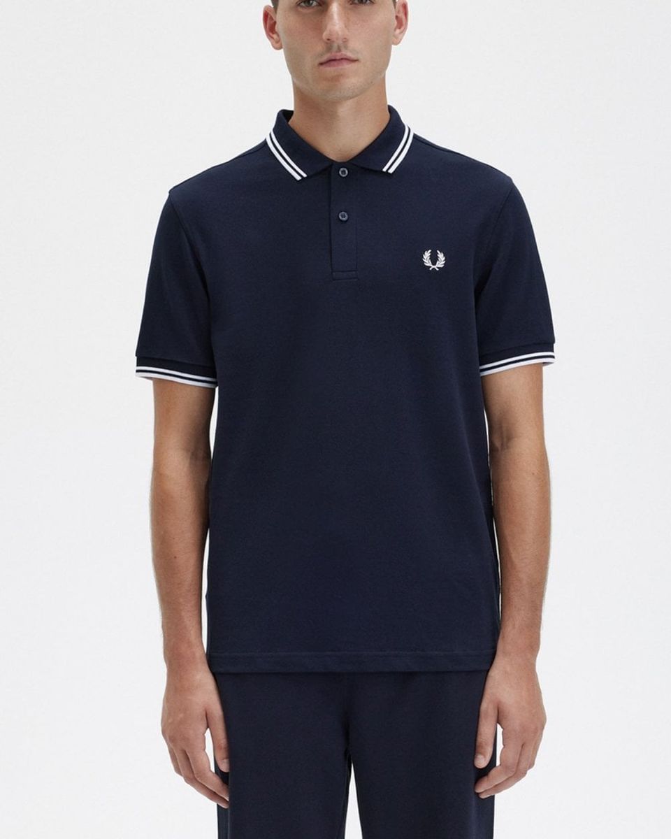 Klassisches Twin Tipped Piqué Poloshirt