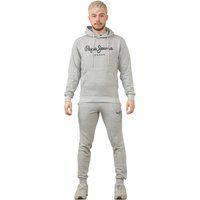 Herren Trainingsanzug Set in Grau meliert
