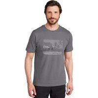 Herren T-Shirt mit Grafikdruck und Rundhalsausschnitt
