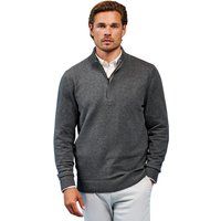 Herren Sweatshirt mit Viertelreißverschluss