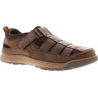 Hush Puppies Herren Sandalen Komfortable Rucker Leder braun