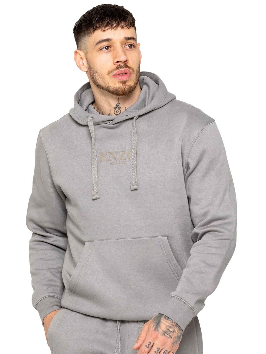 Herren-Hoodie mit durchgehendem Logo