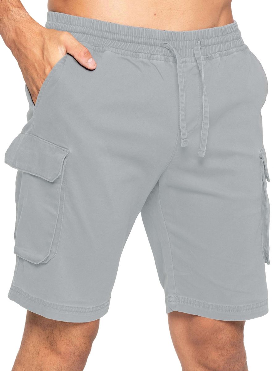 Herren Cargo Shorts mit Kordelzug