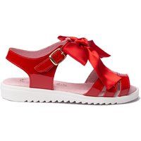 Rote Mädchen Sandalen aus Lackleder