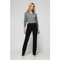 Klassische Straight Leg Jeans mit hohem Bund