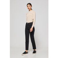Gerade geschnittene High-Waist Jeans
