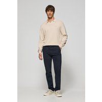 Klassische marineblaue Chinohose
