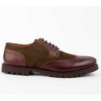 Wingtip Leder Oxford Profilschuh
