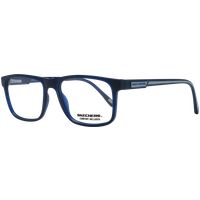 Rechteckige blaue Vollrandbrille