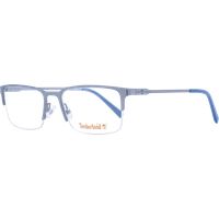 Rechteckige Metallbrille mit Halbrand