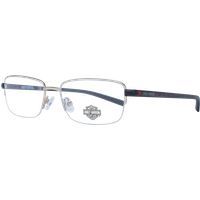 Rechteckige Halbrand-Metallbrille