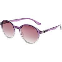 Runde Sonnenbrille mit lila Farbverlauf