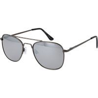 Silber verspiegelte Aviator Sonnenbrille