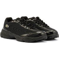 Elegante Schwarze Lacoste Chunky Sneakers