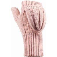 Damen Kabelstrick 2.3 Tog Thermo Winter Fingerlose Umwandlungshandschuhe