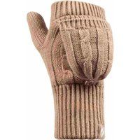 Damen Kabelstrick 2,3 Tog Thermo Winter Fingerlose Umhängehandschuhe