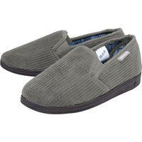 Herren Hausschuhe mit Karomuster und Memory Foam