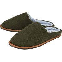 Herren Plüschgefütterte Muldenschuhe mit Memory Foam