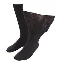 1 Pack Extra Breite Locker Sitzen Baumwoll-Oedema-Socken für Geschwollene Knöchel