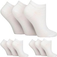 9 Paar Damen Diabetiker Socken | Knöchel-Socken für geschwollene Füße