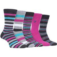 Gestreifte Herrensocken aus Bambusmischung