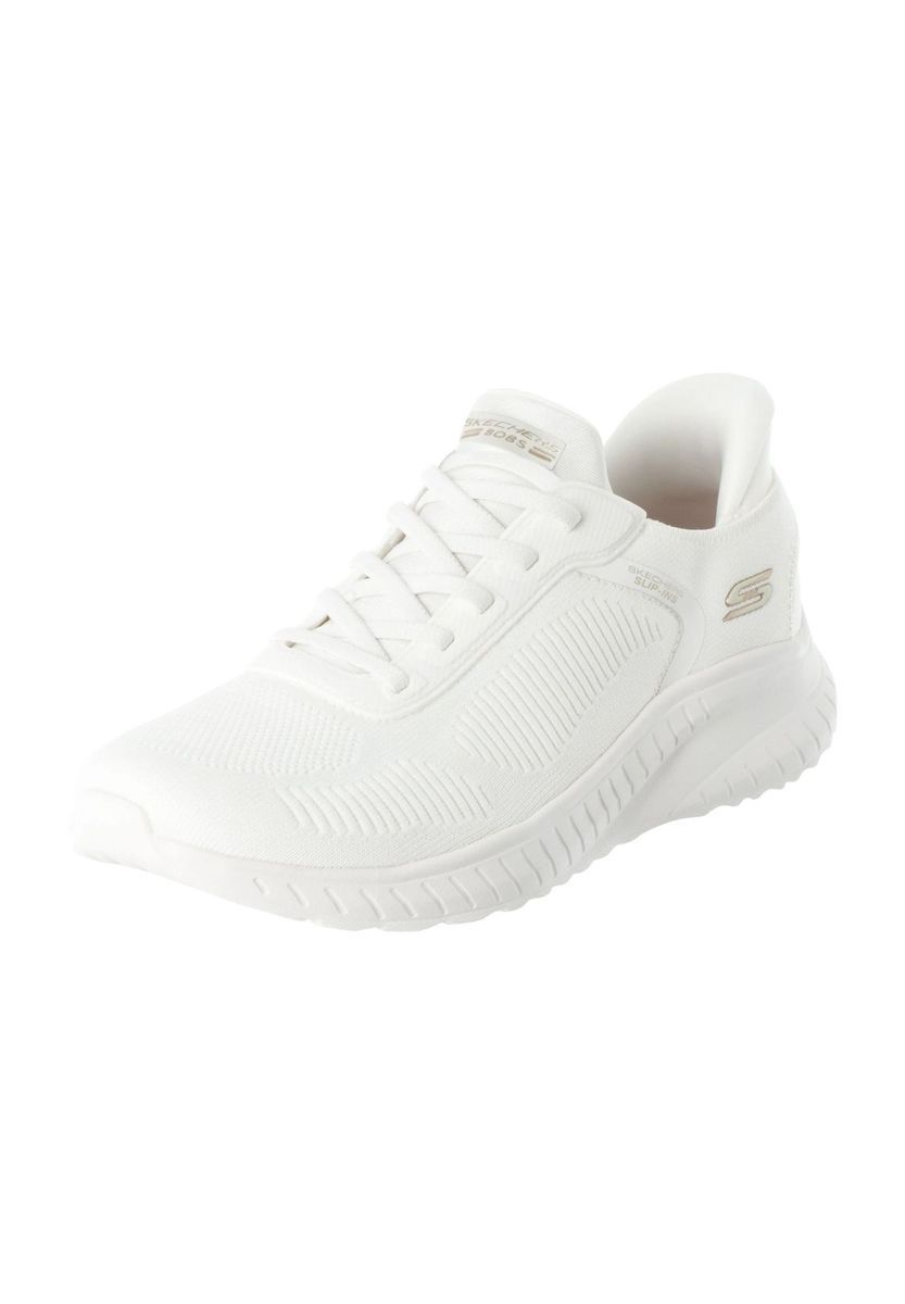 Weißer Skechers BOBS Sport Squad Sneaker