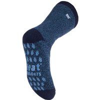 Herren Fleecegefütterte Thermosocken mit Zopfmuster