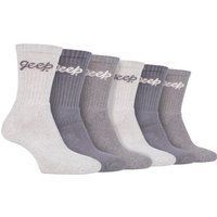 Damen 6er-Pack Wanderstümpfe | Baumwollsocken für die Natur