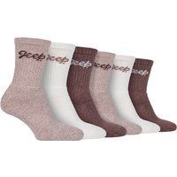 Damen 6er-Pack Wanderstoppersocken | Baumwoll Socken für die Natur