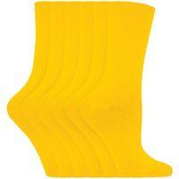 6 Paar Damen Schlichte Baumwollreiche Anz socks