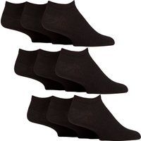 9er Pack Herren Diabetiker Trainingsstrümpfe, Socken für geschwollene Füße mit weitem Knöchel