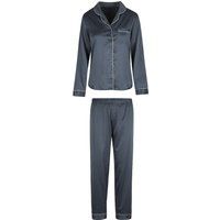 Satin Pyjama Set mit langen Ärmeln