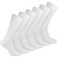 Herren Einfarbige Baumwollgemisch Rippstrick-Dresssocken