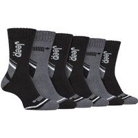 Herren 6er-Pack Wandersocken | Polyester-Socks für Outdoor-Aktivitäten