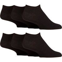 6er-Pack Herren Diabetiker Trainer-Socken | Lockere Top Breite Knöchelsocken