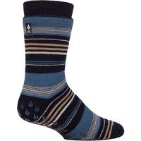 Gestreifte Thermosocken mit Anti-Rutsch