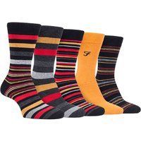 Gestreiftes Socken-Set aus Bambusmischung