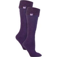 Damen 2er-Pack Wellington Weiche Innenstulpen Socken