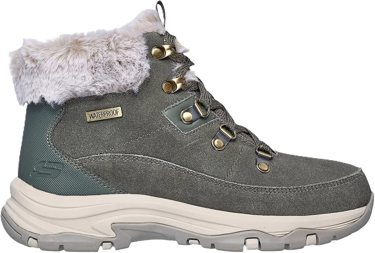 Wasserdichte Winterstiefel mit Kunstfellbesatz