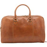 Braune Leder Reisetasche Unisex