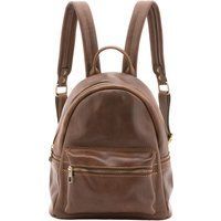 Klassischer Mini-Rucksack aus Leder