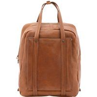 Klassischer Lederrucksack mit Griffen