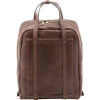 Klassischer Lederrucksack mit Griffen