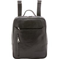 Lederrucksack mit mehreren Taschen