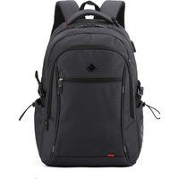 Vielseitiger schwarzer Reise-Rucksack