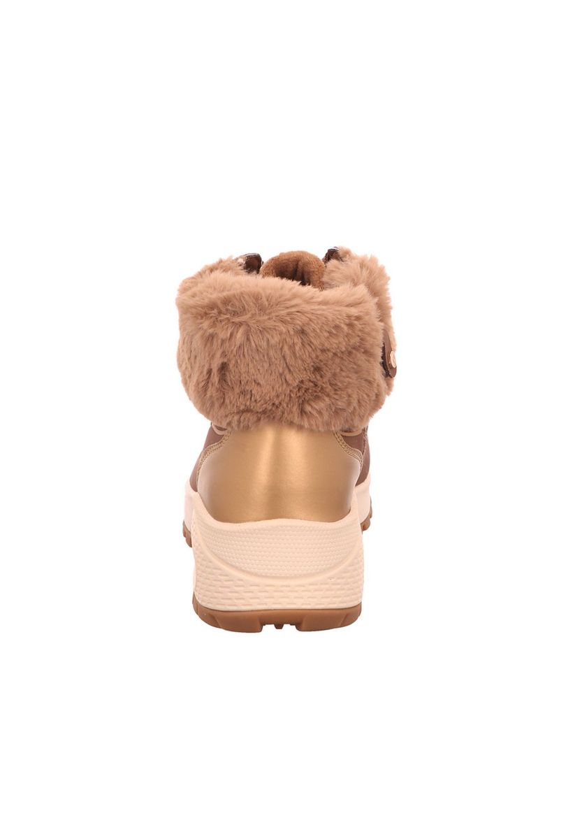 Stiefeletten mit Kunstfellbesatz