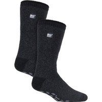 2 Paar Herren Winter Crew Hausschuhsocken